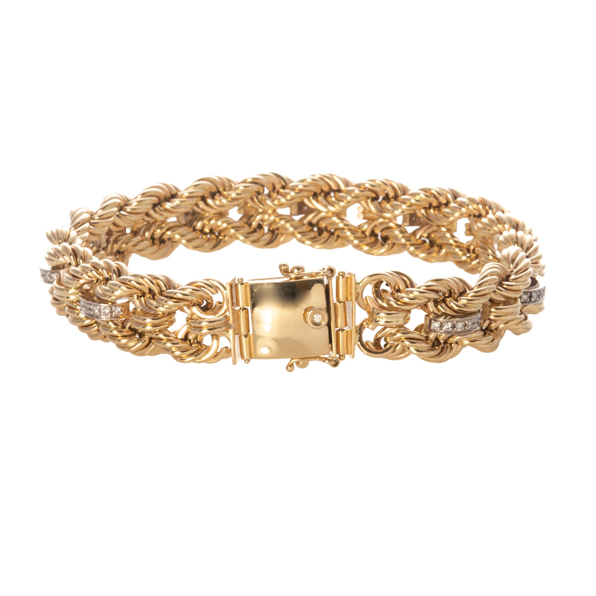 The Petite Club Bracelet with Diamonds