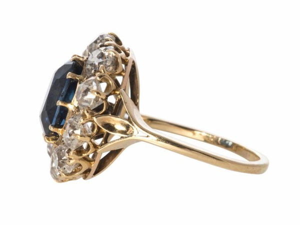 Antique Sapphire Diamond Ring