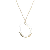 Jane Win Lucky Horseshoe Pendant Necklace