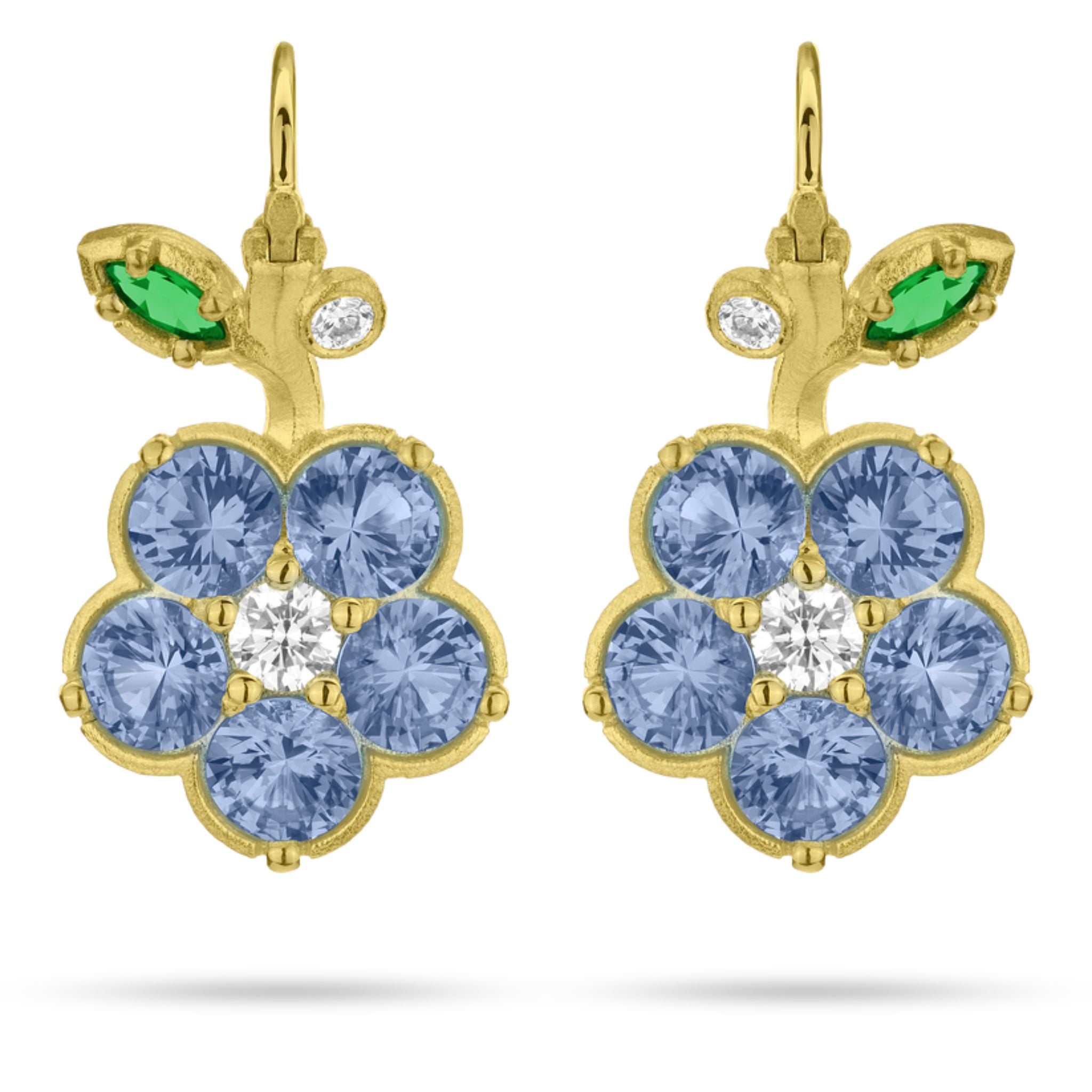 Paul Morelli Blue Sapphire Wild Child Drop Earrings