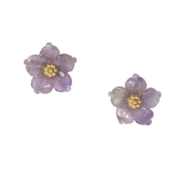 Mini Collection Meeting Street Baby Stud Flower Earrings