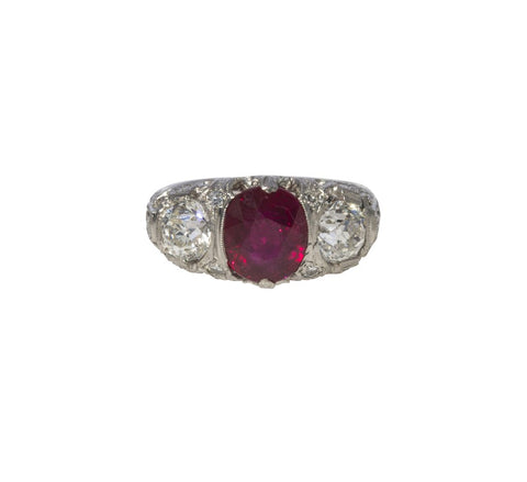 Ruby Diamond Ring