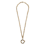 Goldbug Charm Holder Clasp Chain Necklace