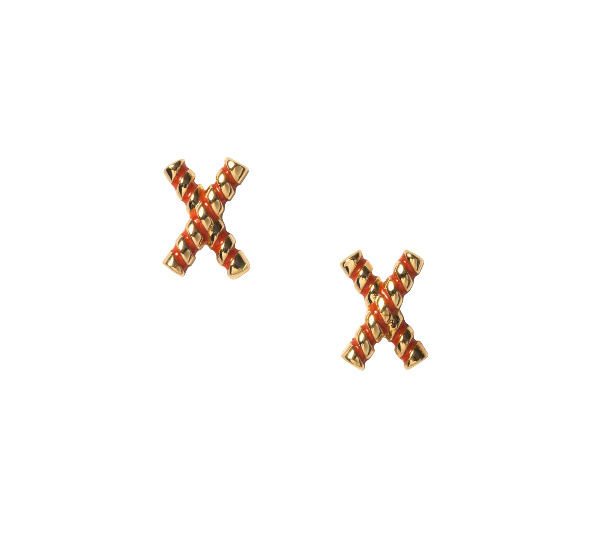 Goldbug Collection Love On Top X Stud Earrings