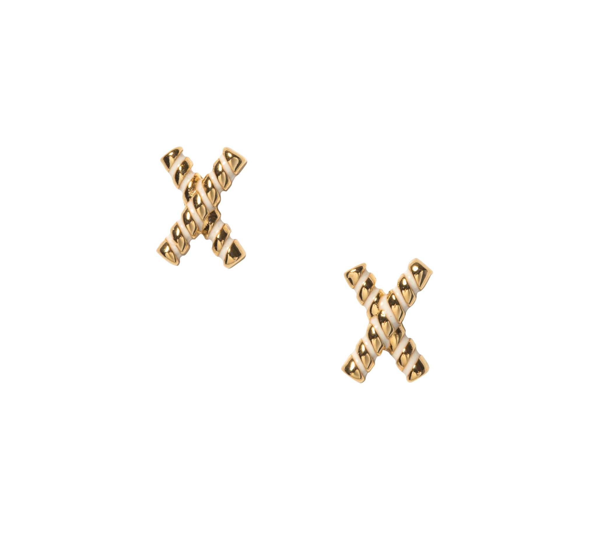 Goldbug Collection Love On Top X Stud Earrings