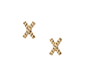 Goldbug Collection Love On Top X Stud Earrings