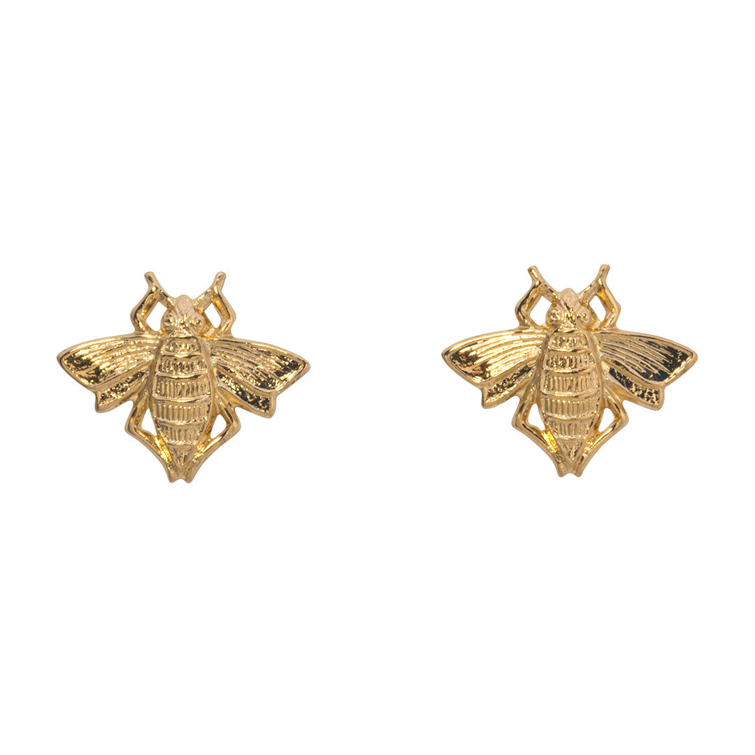 Goldbug Bee Stud Earrings