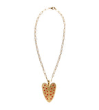 Goldbug Collection Love On Top Heart Pendant Necklace