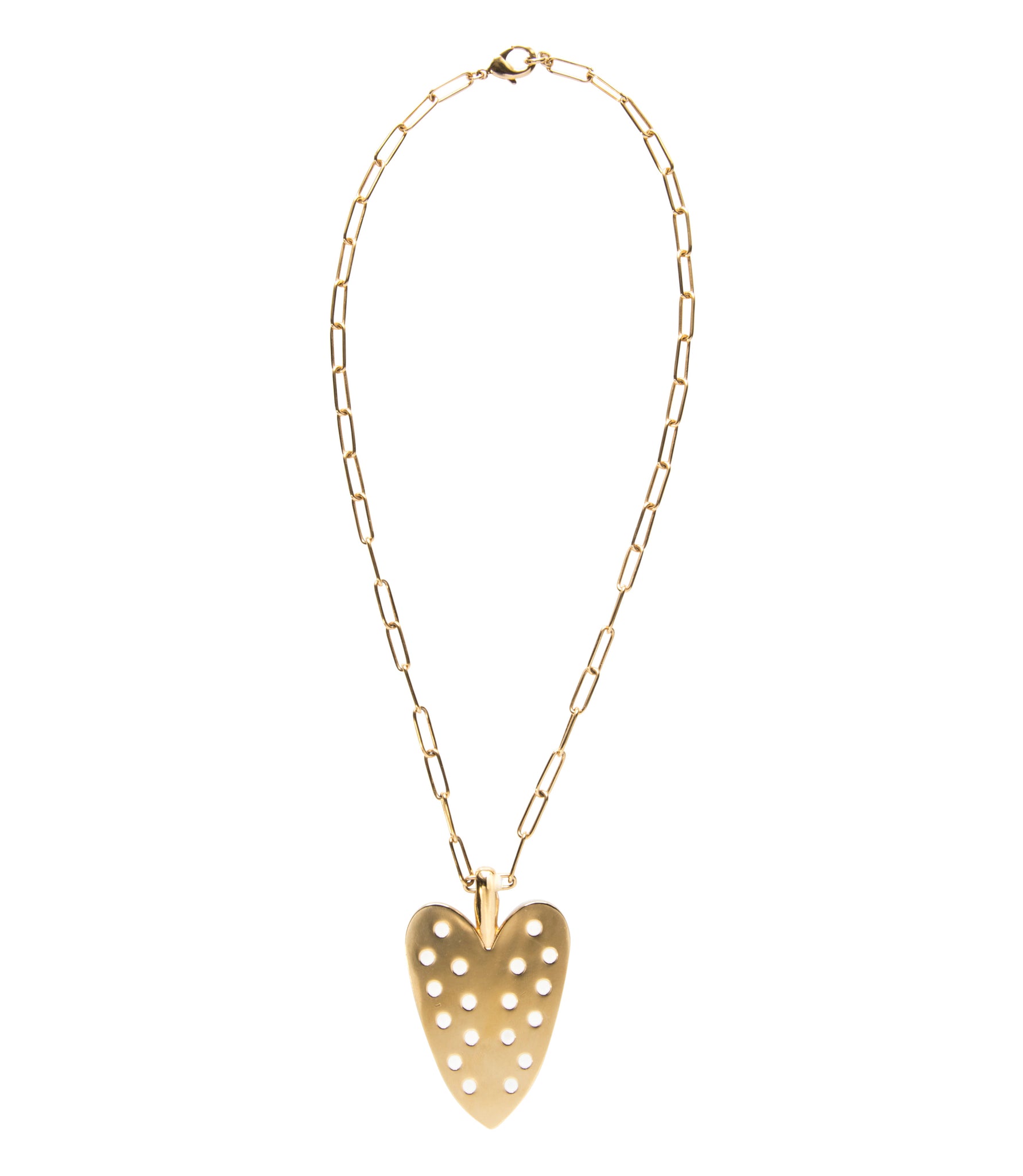 Goldbug Collection Love On Top Heart Pendant Necklace