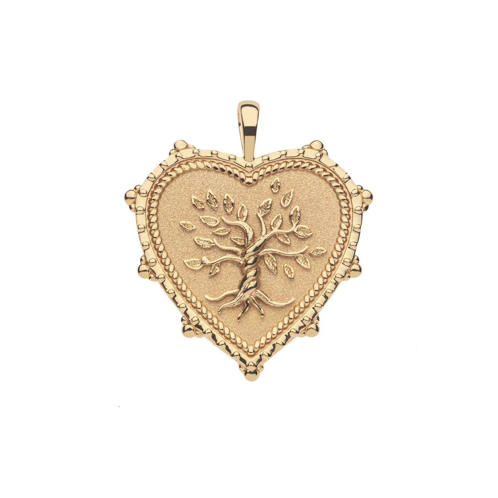 Jane Win FAITH Heart Pendant Necklace