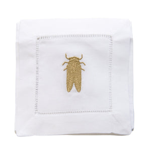 Goldbug Linen Cocktail Napkins