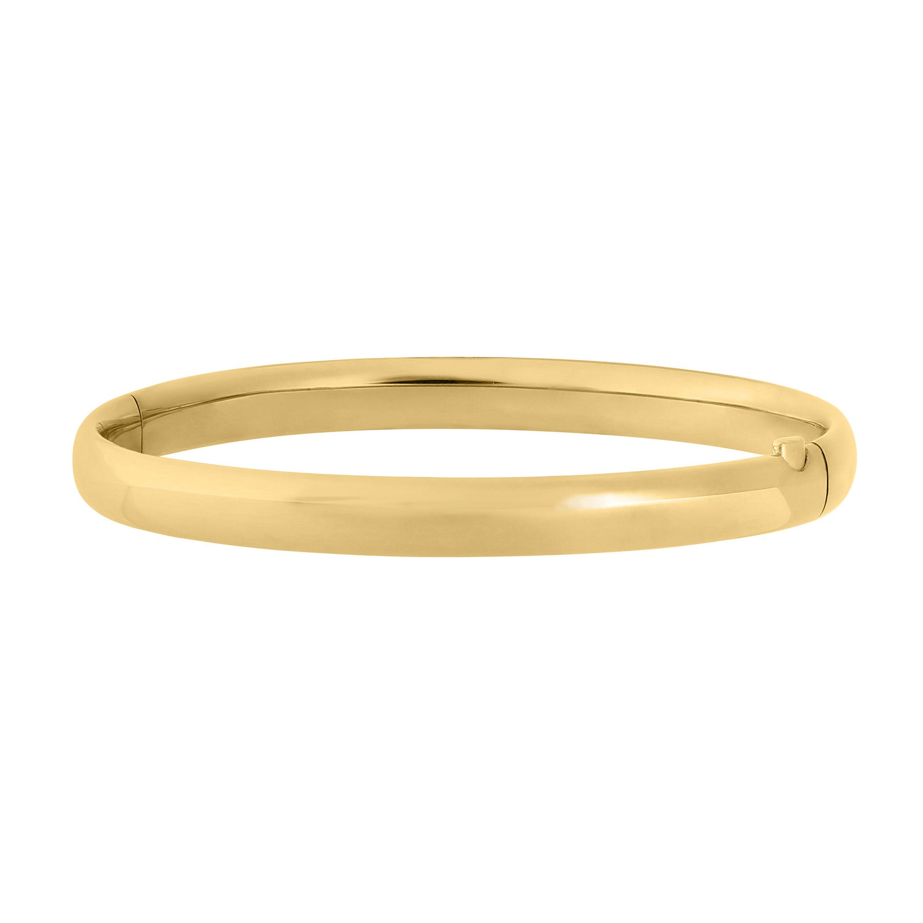 Adult 14K Gold Filled Plain 6mm Bangle