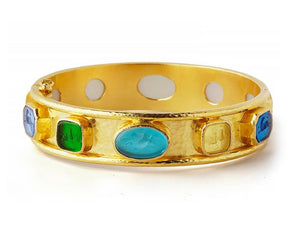 Elizabeth Locke Venetian Glass Intaglio Bangle