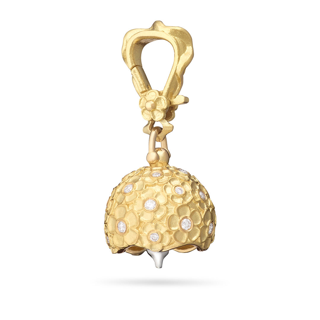 Paul Morelli Diamond Hydrangea Meditation Bell 14mm