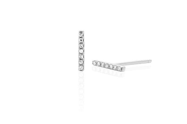 EF Collection Bar Stud Earrings