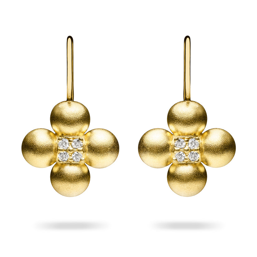 Paul Morelli Diamond Golden Sequence Drop Earrings