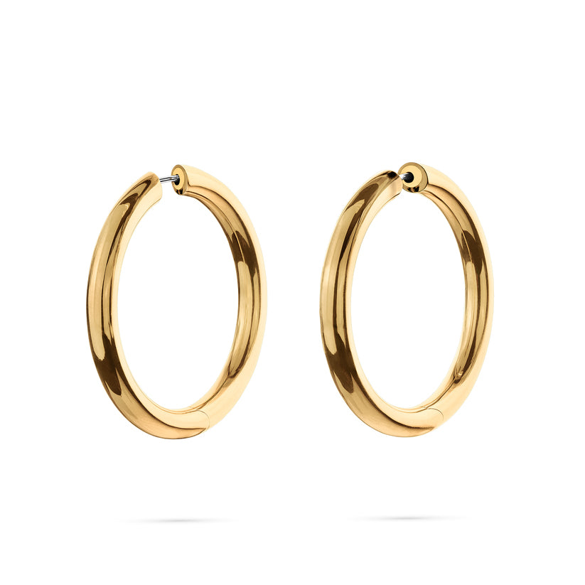 Paul Morelli Ultimate Gold Hoop Earrings 30mm