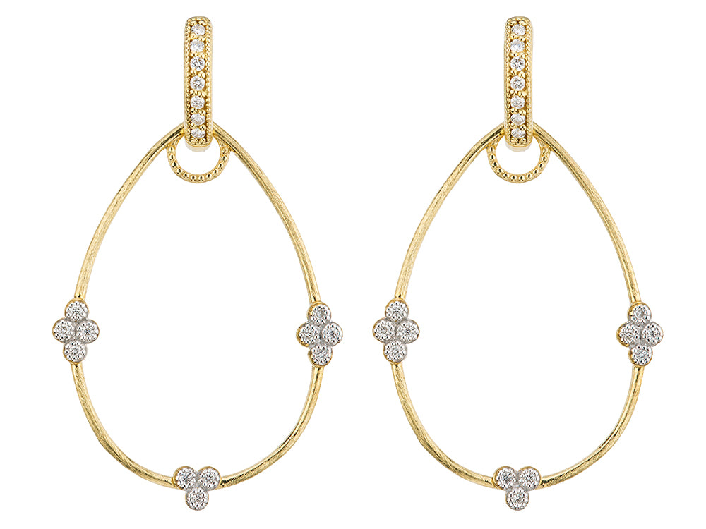 Jude Frances Simple Provence Pear Earring Charm Frames