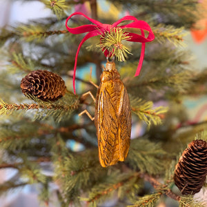 Goldbug Christmas 2021 Glass Bug Ornament