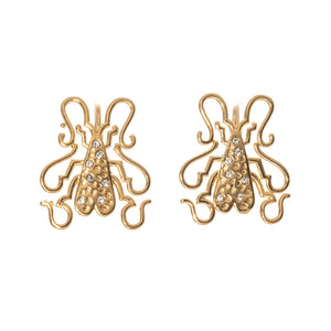 Goldbug Doodle Bug Leverback Earrings