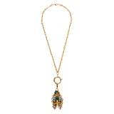 Goldbug Gem Bug Pendant Chain Necklace