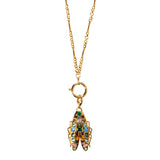 Goldbug Gem Bug Pendant Chain Necklace