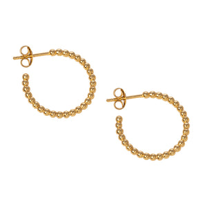 Goldbug Lowcountry Caviar Hoop Earrings