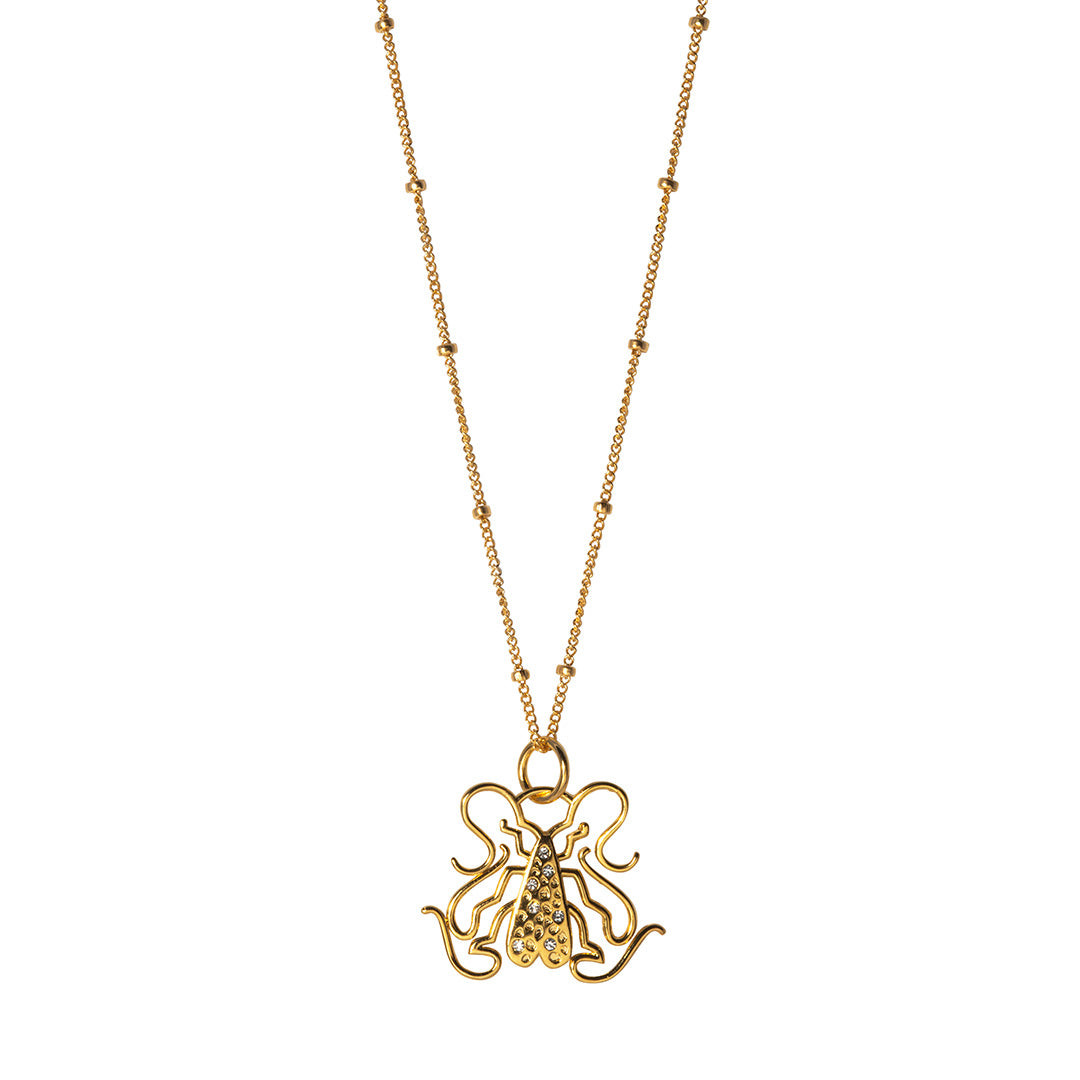 Goldbug Lowcountry Doodle Bug Charm Necklace