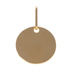 Goldbug Doodle Bug Disc & Cable Chain Necklace 16" Oblong Oval Paper Clip Enhancer Bail Pendant Holder