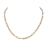 Goldbug Paperclip Chain Necklace 30"