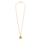 Goldbug Sparkling Bug Crest Charm Necklace