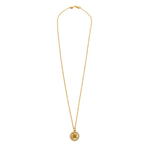 Goldbug Sparkling Bug Crest Charm Necklace