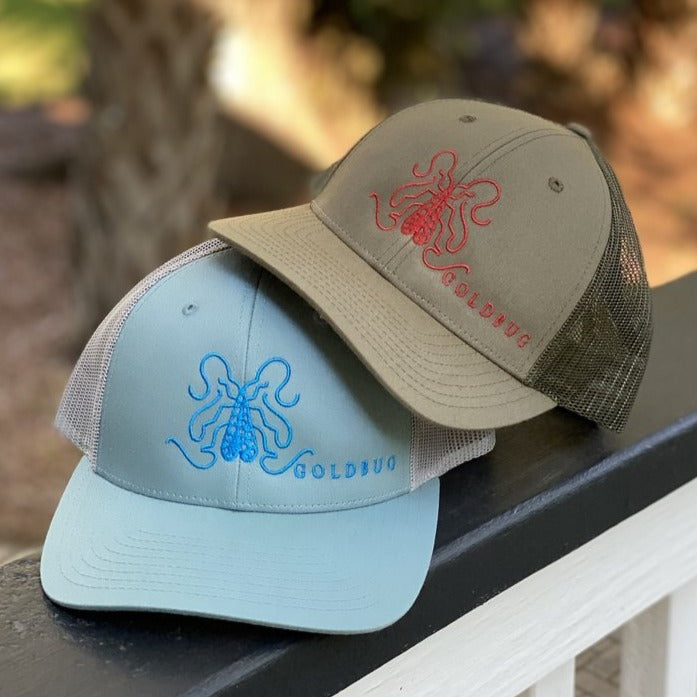 Goldbug Hunter Green Trucker Hat