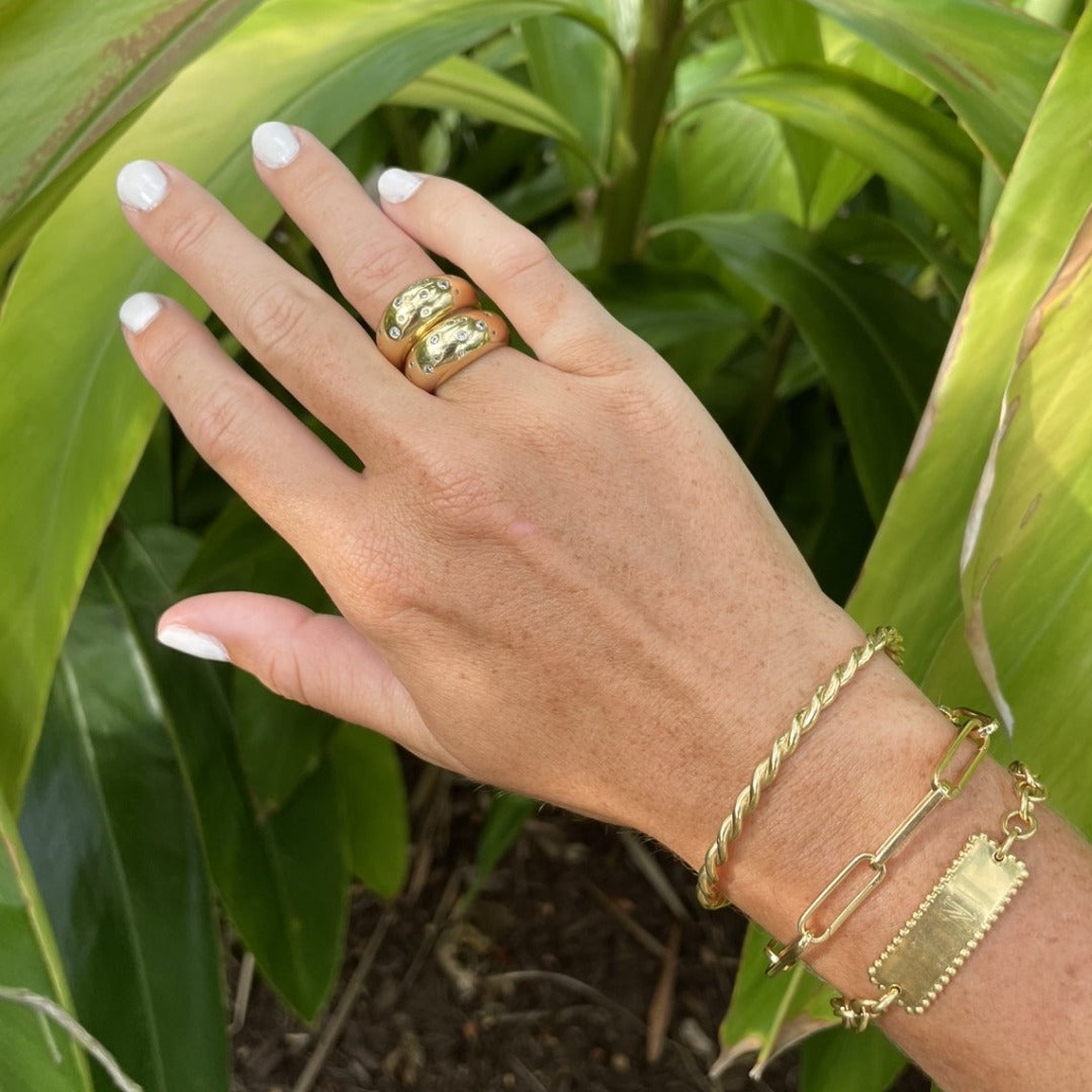 Goldbug Lowcountry Firefly Dome Ring