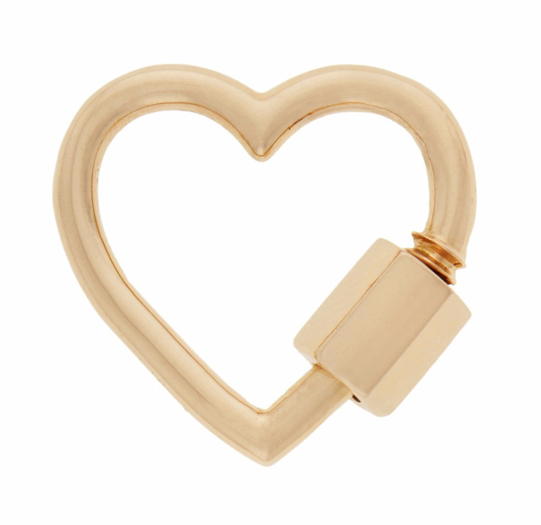 Marla Aaron 14K Yellow Gold Heart Lock