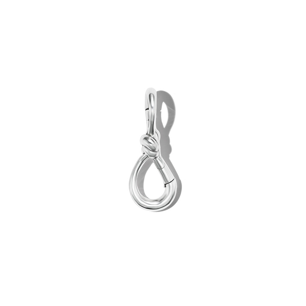 Marla Aaron Silver True Lover’s Knot Lock