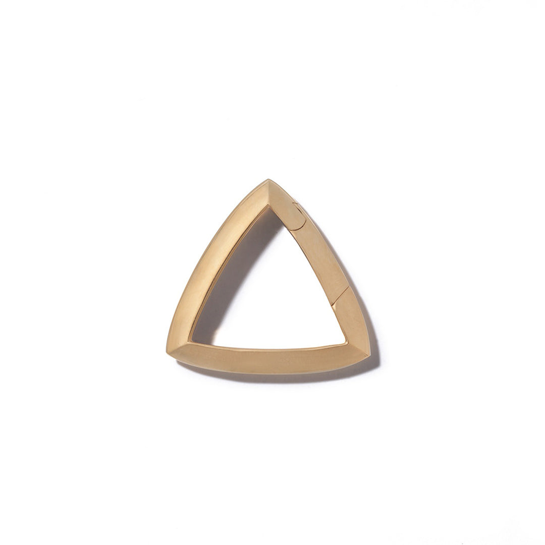 Marla Aaron 18K Yellow Gold Triangle Lock