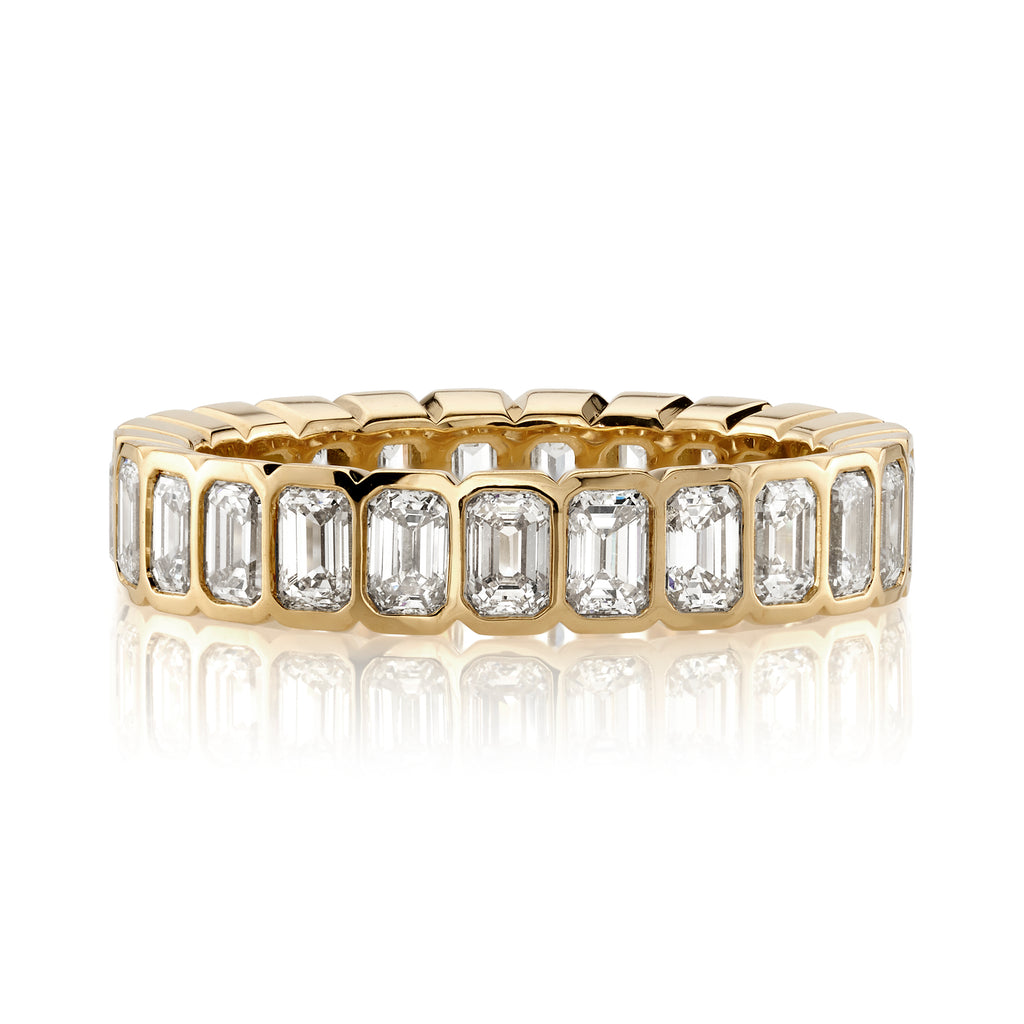 Single Stone Athena Diamond Eternity Wedding Band