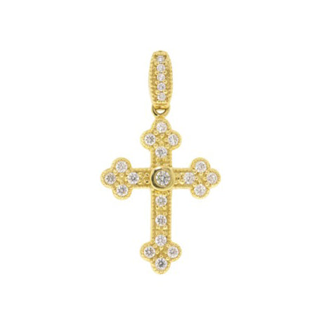 Jude Frances Guinevere Small Cross Pendant