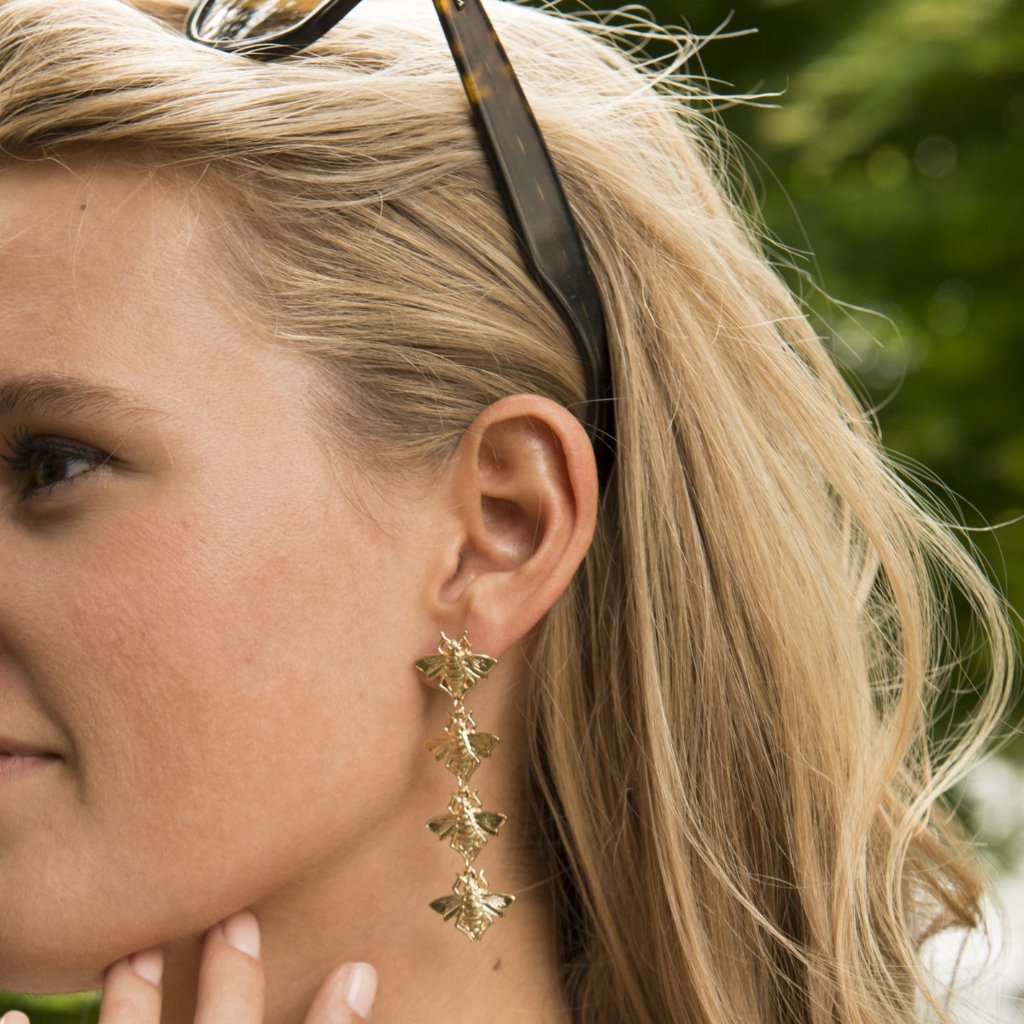 Goldbug Bee Mine Earrings