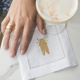 Goldbug Linen Cocktail Napkins