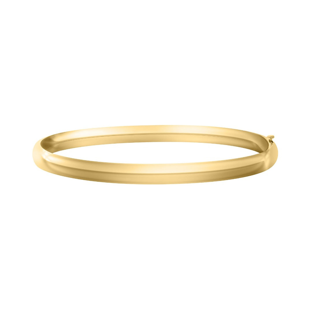 Teen 14K Gold Filled Plain 5mm Bangle