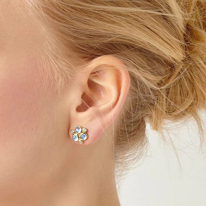 Temple St. Clair Blue Moon Classic Trio Earrings