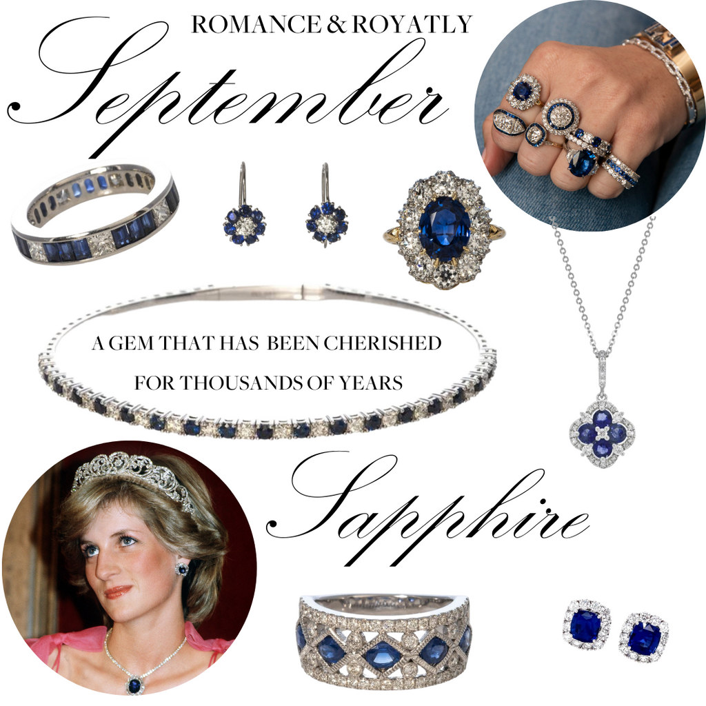 September Sapphire a romantic, royal gem that has been cherished for thousands of years.